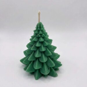 vela corazón cuenco de madera