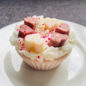 vela corazón cuenco de madera