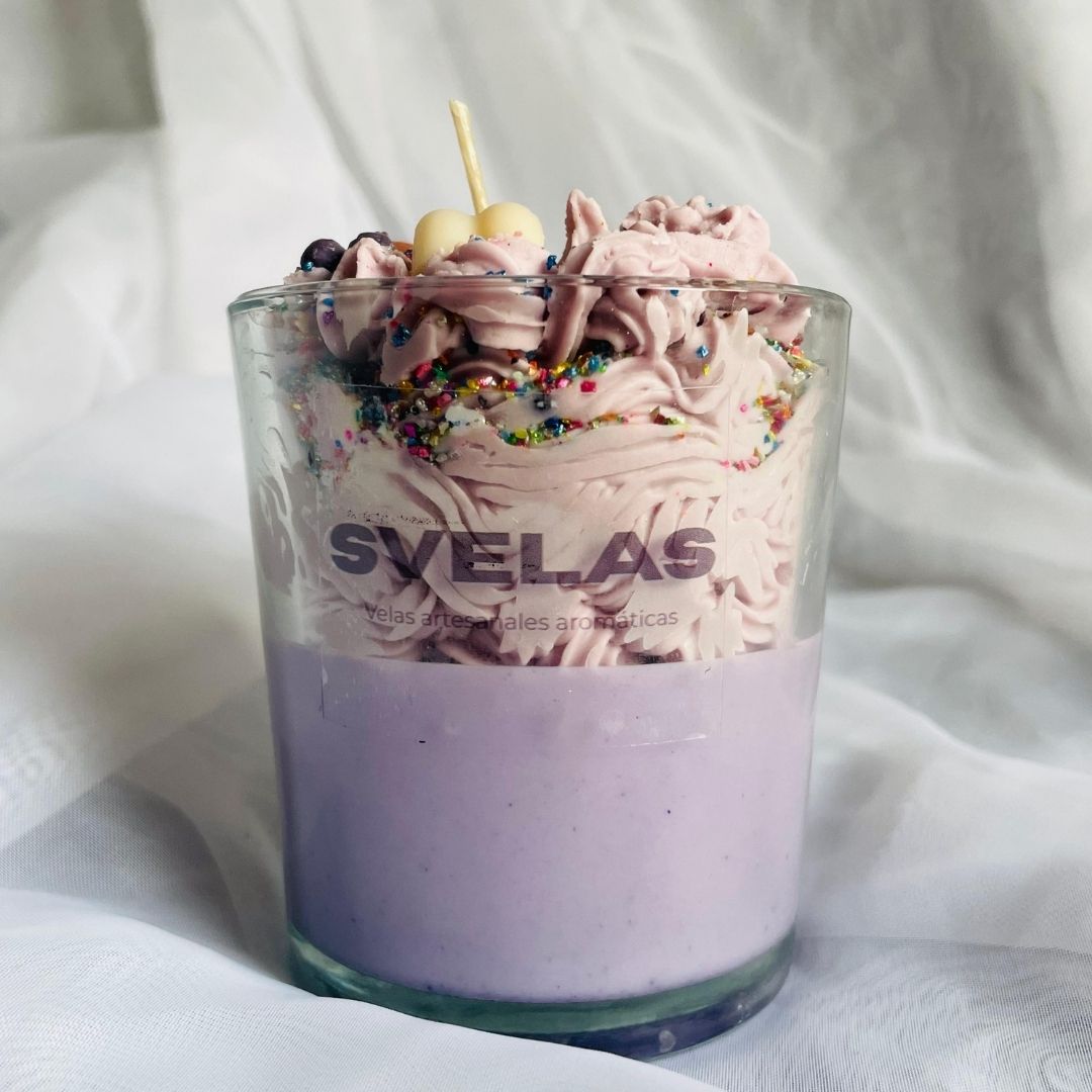 vela corazón cuenco de madera