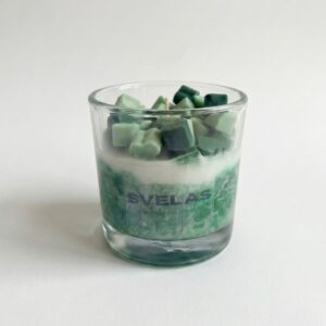 vela corazón cuenco de madera